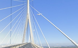 Vents violents : ce matin, restrictions de circulation sur les ponts de Normandie et de Tancarville 