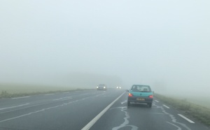 Carambolage dans le brouillard : la RN 13 fermée à la circulation dans le Calvados