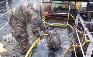 Seine-Maritime : quatre obus détruits à Veulettes-sur-Mer par les plongeurs-démineurs