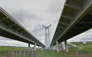 Pont Flaubert à Rouen : fermetures nocturnes pour son raccordement à la Sud III
