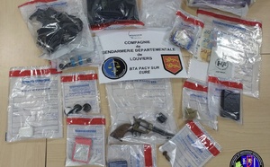 Pacy-sur-Eure : un jeune conducteur interpellé en possession de stupéfiants et d'une arme à feu 