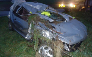 A Bernay, la 206 percute un 4X4 et fait plusieurs tonneaux : un blessé 