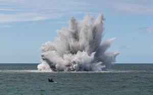 Dieppe : une mine allemande de la Seconde Guerre mondiale neutralisée en mer