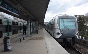 Un RER bloqué 30 minutes en gare de Conflans Fin d'Oise à cause d'un perturbateur 