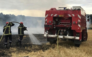 Feu de végétation à Petit-Couronne : 1,7 hectare brûlé, l’entreprise voisine épargnée