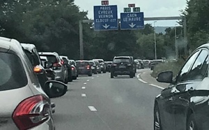 Dimanche noir sur les routes de l’Ouest : jusqu’à 24 km de bouchons sur l’A13 