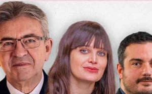 Jean-Luc Mélenchon en meeting à Rouen le 11 juin aux côtés d’Alma Dufour et Maxime Da Silva 