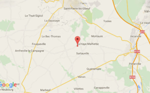 A Vraiville (Eure), un cycliste blessé, renversé par une voiture à un carrefour