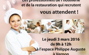Forum hôtellerie et restauration à Vernon : si vous cherchez un emploi, c'est le moment