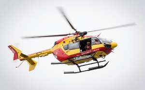 Seine-Maritime : une motocycliste héliportée à Dieppe, blessée dans un accident de la route à Cany-Barville