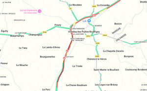 #InfoRoute. Un poids lourd couché sur l’A84 : l’axe Rennes–Caen fermé à hauteur de La Trinité