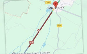 La RN12 coupée dans les deux sens après un accident à Saint-Maurice-lès-Charencey (Orne) 