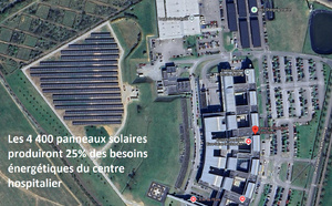 Energie. 4 400 panneaux photovoltaïques installés sur le site du centre hospitalier d’Évreux 