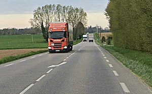 Eure : le conducteur d’un utilitaire tué dans une violente collision frontale avec un poids-lourd à Martainville 