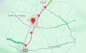 Accident de poids lourd sur l’A28 dans l’Orne : circulation coupée dans les deux sens