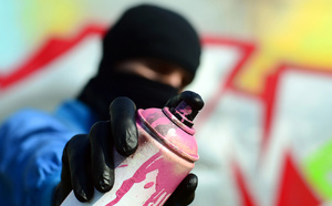 L'auteur de tags sur un mur anti-bruit à l’entrée de Rouen interpellé en flagrant délit 