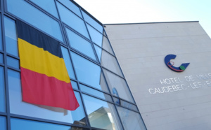 Attentats de Bruxelles : le Havre et Caudebec-lès-Elbeuf déploient le drapeau de la Belgique 