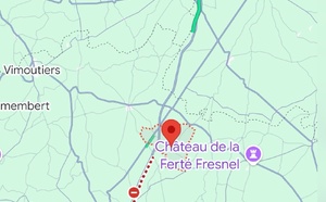 Poids lourd renversé sur l’A28 : circulation coupée vers Rouen à hauteur de Heugon, dans l’Orne 