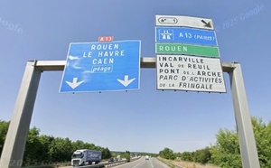 Travaux de nuit sur l’A154 : fermetures à Incarville (Eure) à partir de ce soir, mercredi, jusqu’à vendredi 14 novembre