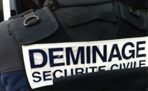 Intervention des démineurs sur un parking d'EADS aux Mureaux pour un sac suspect