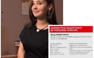 Appel à témoins : une adolescente de 15 ans portée disparue à Andrésy (Yvelines)