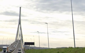 Travaux sur la RN1029 en Seine-Maritime : circulation modifiée entre le Pont de Normandie et le Grand canal