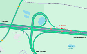 Eure. Un camion perd une partie de son chargement d’engrais à Bourg-Achard, la bretelle A13/A28 fermée