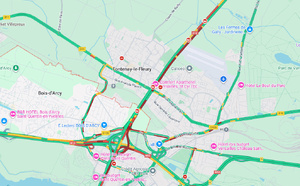 Accident sur l’A12 : axe coupé à Saint-Cyr-l’École, accès fermés à Bois-d’Arcy