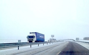 Neige et verglas : circulation très perturbée sur l’A28 et l’A29 en Seine-Maritime