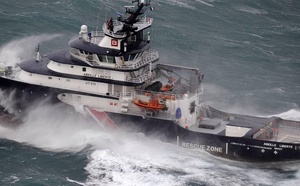 Tempête Goretti : en difficulté, un navire de commerce dérouté au large du cap de la Hague