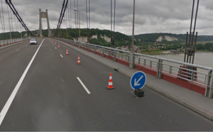 Seine-Maritime : le pont de Tancarville fermé en raison d'une manifestation sociale, ce matin