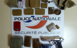 Seine-Maritime : 2,5 kg de drogue et une grenade de guerre saisis chez des trafiquants