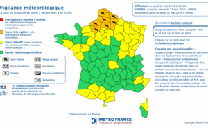 Orages : l'Eure et la Seine-Maritime placées en vigilance orange dès 16 heures