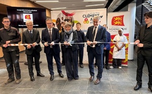 Bernay : Hervé Morin inaugure le lycée Clément Ader entièrement restructuré