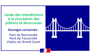 FLASH INFO - Circulation rétablie sur les ponts après l’épisode venteux de ce matin en Seine-Maritime