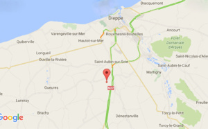 Seine-Maritime : quatre blessés dans un face-à-face sur la RN27, ce matin à Sauqueville