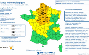 Pluie et inondation : la Seine-Maritime et l'Eure maintenus en vigilance orange