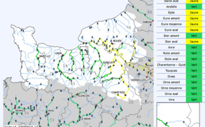 Normandie : la carte des rivières qui menacent de déborder