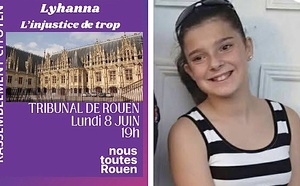 Mort de Lyhanna : collectifs et anonymes appellent à un rassemblement devant le palais de justice de Rouen
