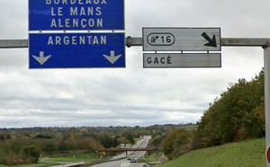 Travaux sur l’A28 dans l’Orne : circulation réduite à une voie près de Gacé jusqu’au 26 juin