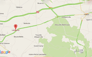 Un automobiliste découvert grièvement blessé dans la cour d'une maison près de Bolbec