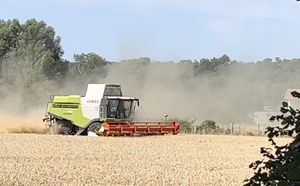 Seine-Maritime : feu de moissonneuse-batteuse à Croixdalle, 7,5 hectares de blé détruits 