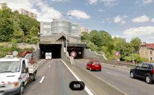 Rouen : le tunnel de la Grand'Mare sera fermé toutes les nuits du 4 au 13 juillet