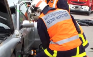 Trois véhicules impliqués dans un accident sur l'A28 en Seine-Maritime : deux blessés 