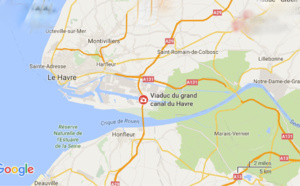 Le Havre : accident entre deux poids-lourds, le Grand canal fermé dans les deux sens