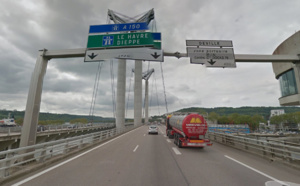 Travaux de nuit : la circulation sur le pont Flaubert, à Rouen, déviée du 1er au 5 août  