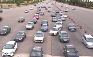 #InfoRoute. Près de 500 km de bouchons sur la route des vacances à 17h15