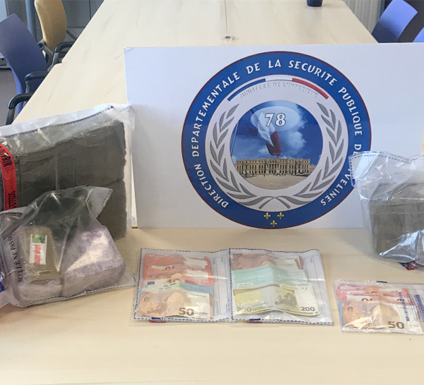 Plus de 2 kg de drogue et 25 000€ d'avoirs criminels saisis : six interpellations dans les Yvelines 
