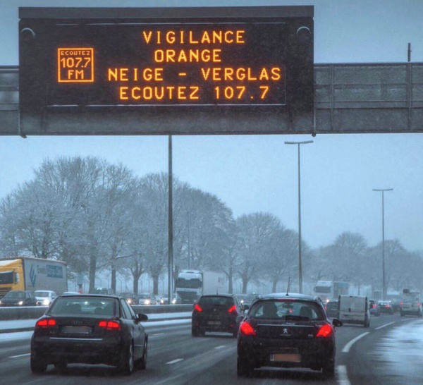 La Seine-Maritime, l'Eure et l'Orne sont en vigilance orange neige et verglas