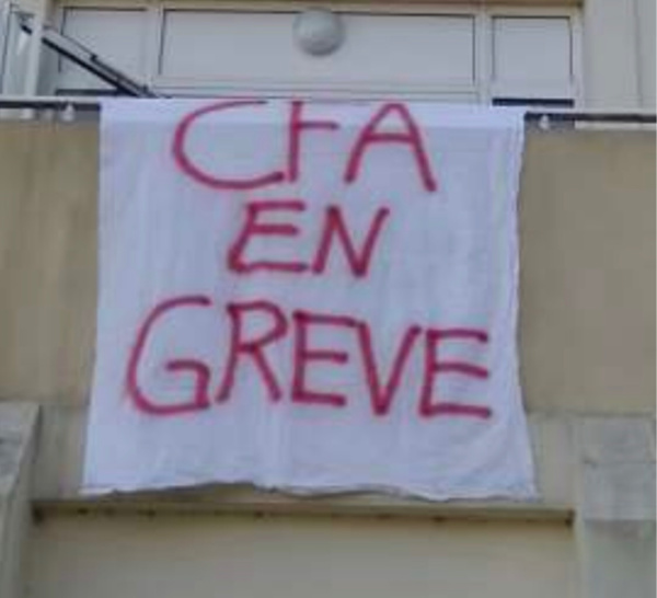 Des formateurs du CFA de la Châtaigneraie au Mesnil-Esnard en grève faute de moyens pédagogiques